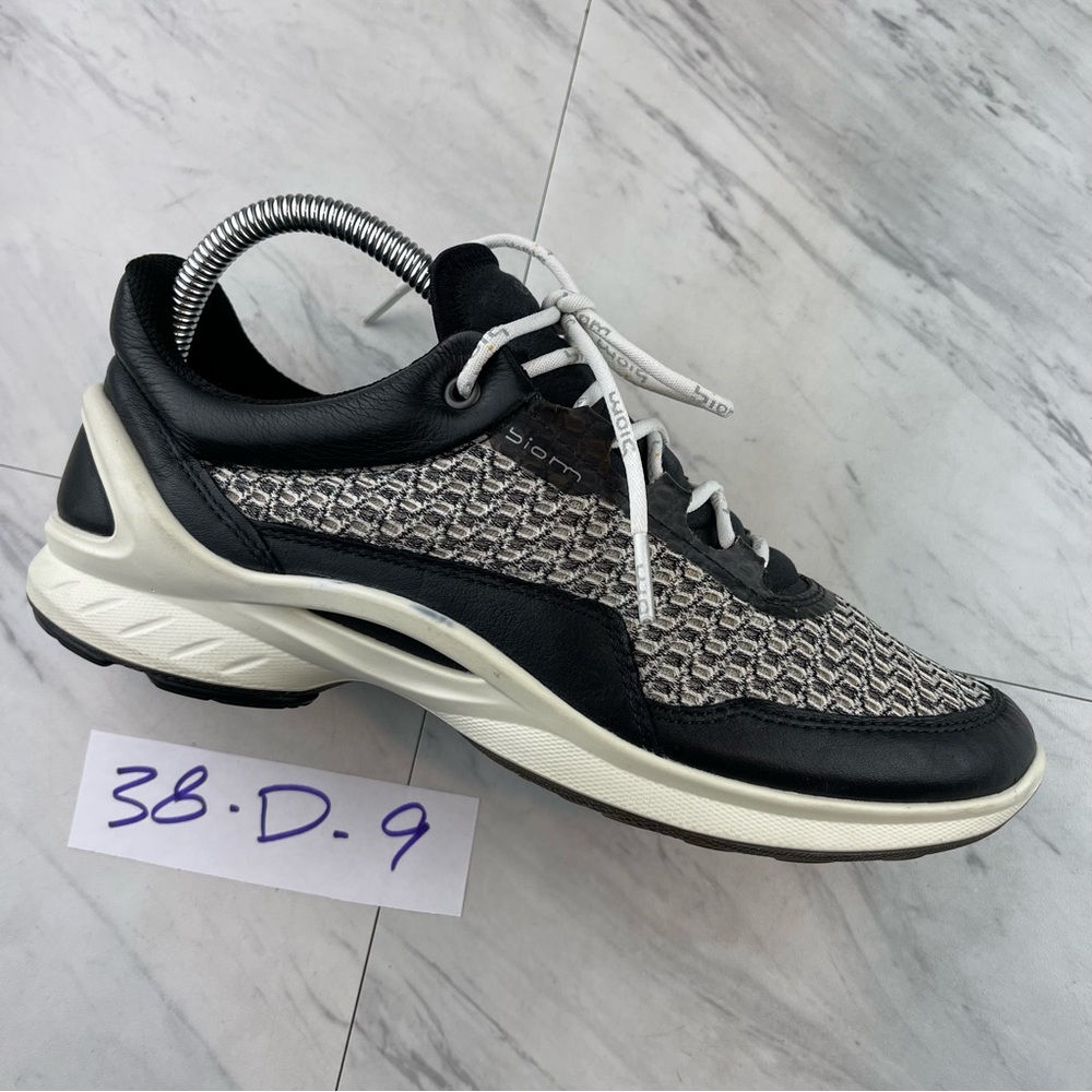 -Ecco Womens Biom Fjuel Running Shoes Black 83760350669 Size 7 / 38